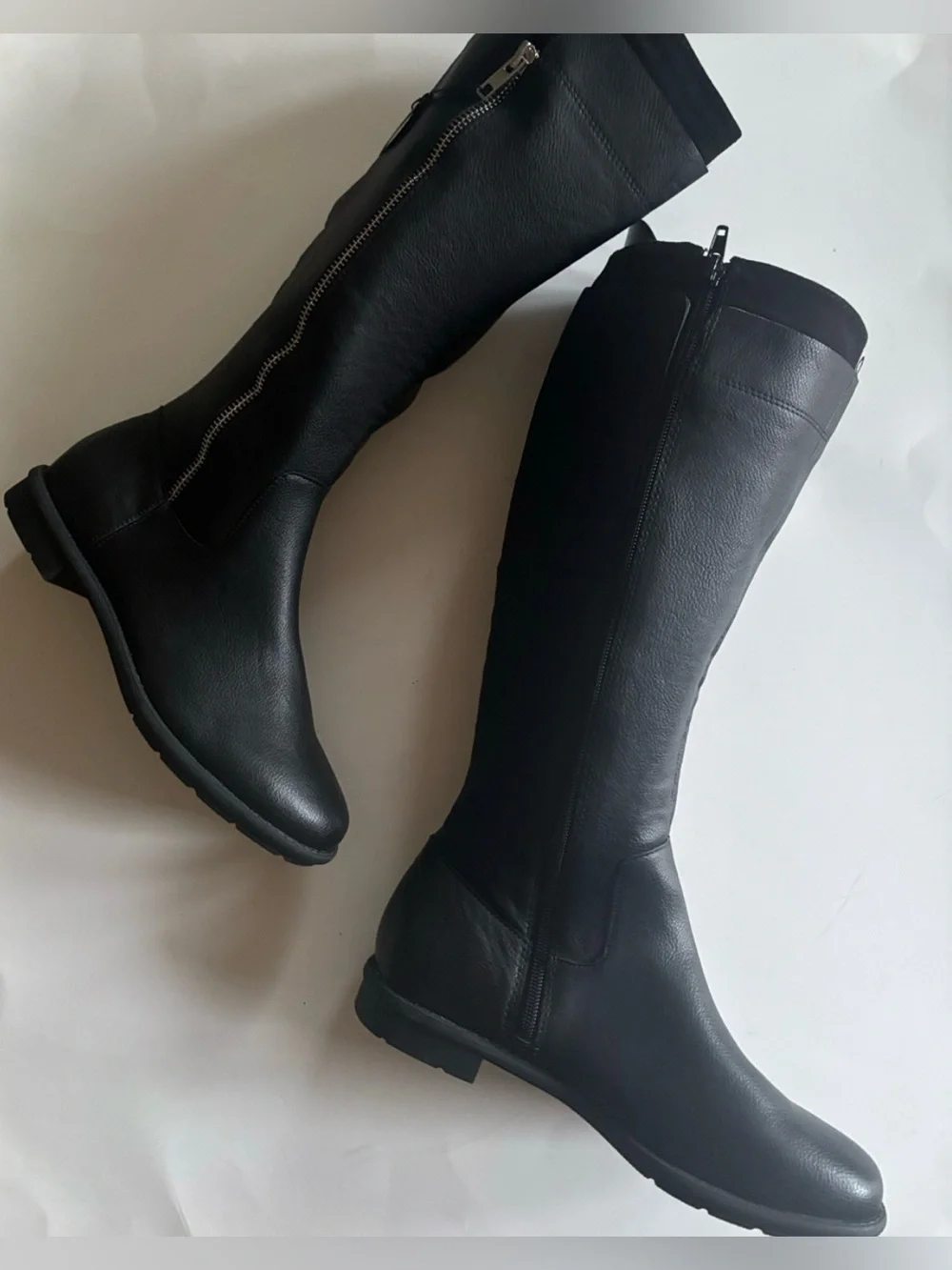 Style & Co. Black Over-the-Knee Zip Riding Boots